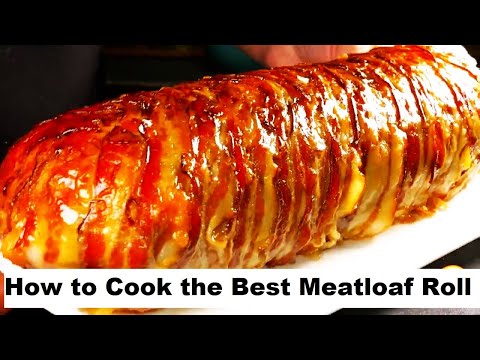 How to Cook the Best Meatloaf Roll Recipe Italian Food and Potato Salad