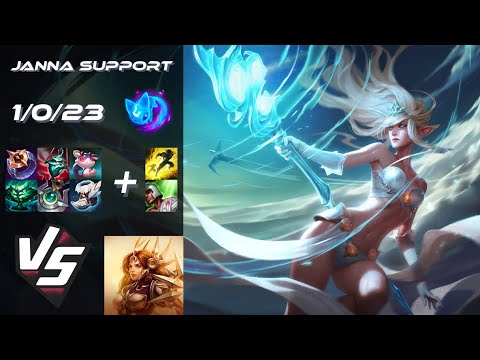SUPPORT Janna vs Leona - EU Master Patch 14.19