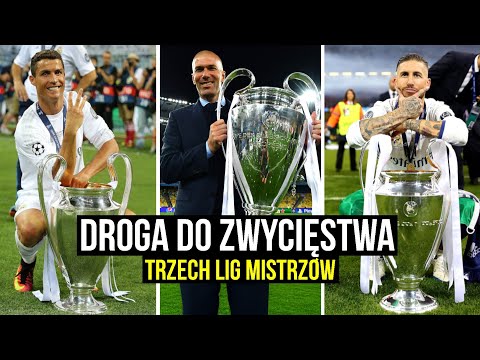 Real Madryt - Droga do Zwycięstwa TRZECH Lig Mistrzów 2016/17/18 ᴴᴰ (Polski Komentarz)