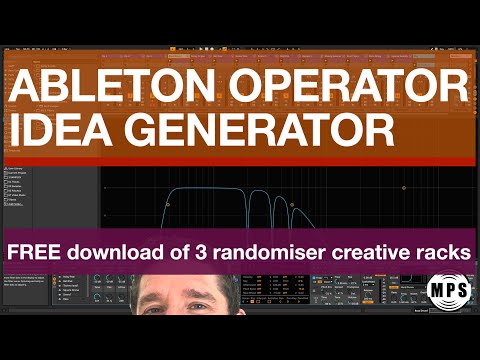 Ableton Operator Idea Generator, Creative Sound Design