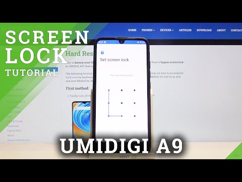 UMIDIGI A9 and Screen Lock Options - Change Lock Method