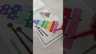 Rainbow xylophone coloring 🖌️🖍️🎨 #ytshorts #shorts #drawing