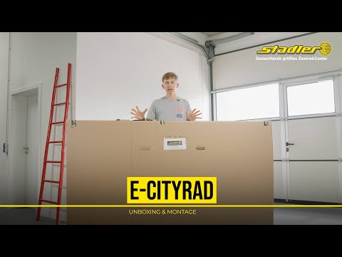 Wie montiere ich ein online bestelltes E-Citybike fahrfertig?