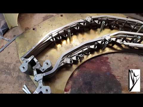 Salvi 47 string harp mechanism internal workings