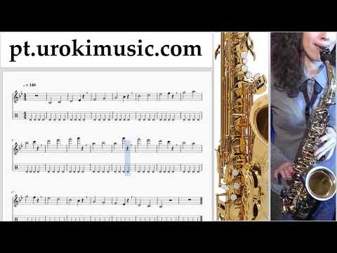 Aulas de Saxofone (tenor) Miley Cyrus - Malibu Curso Aprender Parte#1 um-i372