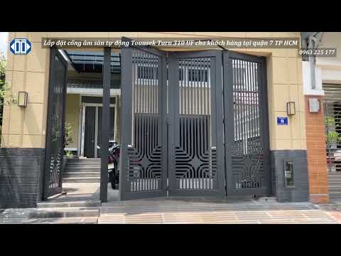 Cổng &acirc;m s&agrave;n tự động Tousek Turn 310 UF sử dụng 1 c&agrave;ng gập để đ&oacute;ng mở cổng