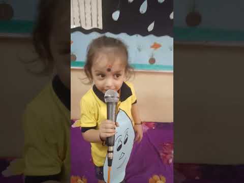 Nidesh as a Rain drop character in (Rain cycle)