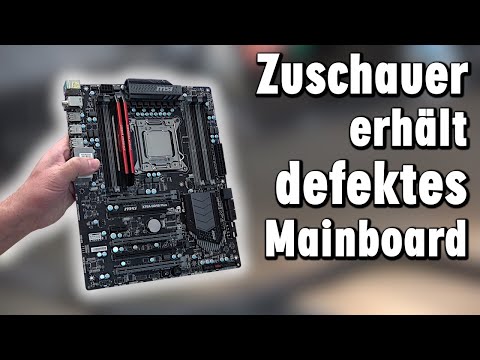 PC-Mainboard mit Brandfleck statt funktionierendes Motherboard