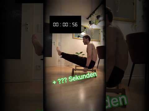 #2 L-Sit bis zum Limit #calestenics #homeworkout #motivation #lsit#training #shorts