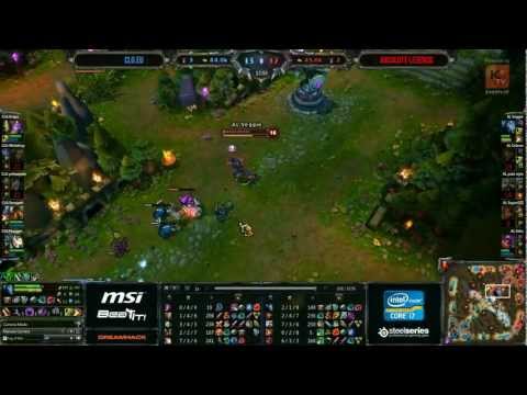 [LOL] CLG.EU vs ABSOLUTE LEGENDS - DreamHack Summer 2012