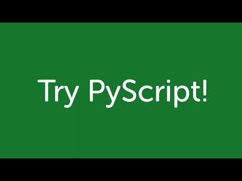 Try Pyscript