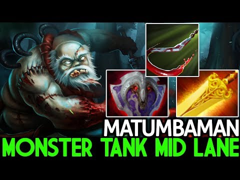 Matumbaman [Pudge] Monster Tanky Mid Lane WTF Game 7.21 Dota 2