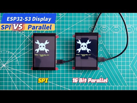 ESP32-S3 TFT Display 3.5'' ILI9488: SPI Version vs Parallel Version