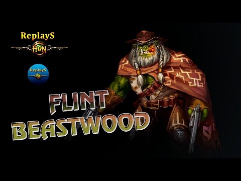 HoN - Flint Beastwood - OMGitsTiTO 1800 MMR 🇧🇷