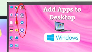 Windows 11: How To Add Apps To Desktop!