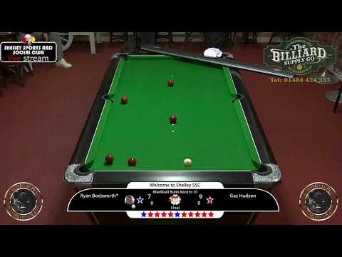 Ryan Bodsworth v Gaz Hudson Blackball Rules Race to 10 Hudds League Final