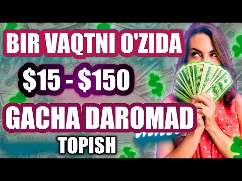 Bir sonyada $150 dollar daromad topish / Internetda pul ishlash  / TELEFONDA qanday qilib pul topish