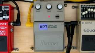 Video thumbnail for Ibanez AP7 Analog Phaser Demo by gitarreundeffekte