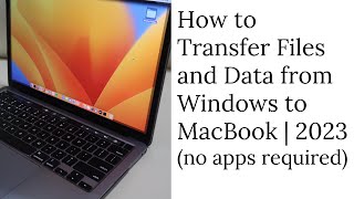 How to Transfer Files from Windows to Mac (no apps required) 2023