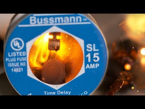 Fuse vs Circuit Breaker Which Blows Faster (Slow Motion)