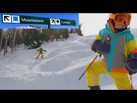 I took my 5 yo down a Black Diamond BEFORE he was ready, See how it Worked out