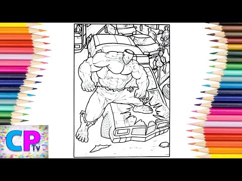 Hulk Coloring Pages/Big Hulk Destroys Cars and All Things on Its Way /Syn Cole - Gizmo [NCS Release]