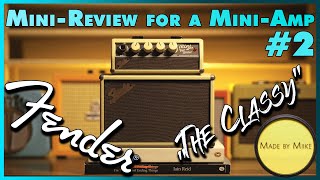 Video thumbnail for Mini-Review for a Mini-Amp (#2): FENDER MINI TONEMASTER by Made by Miike
