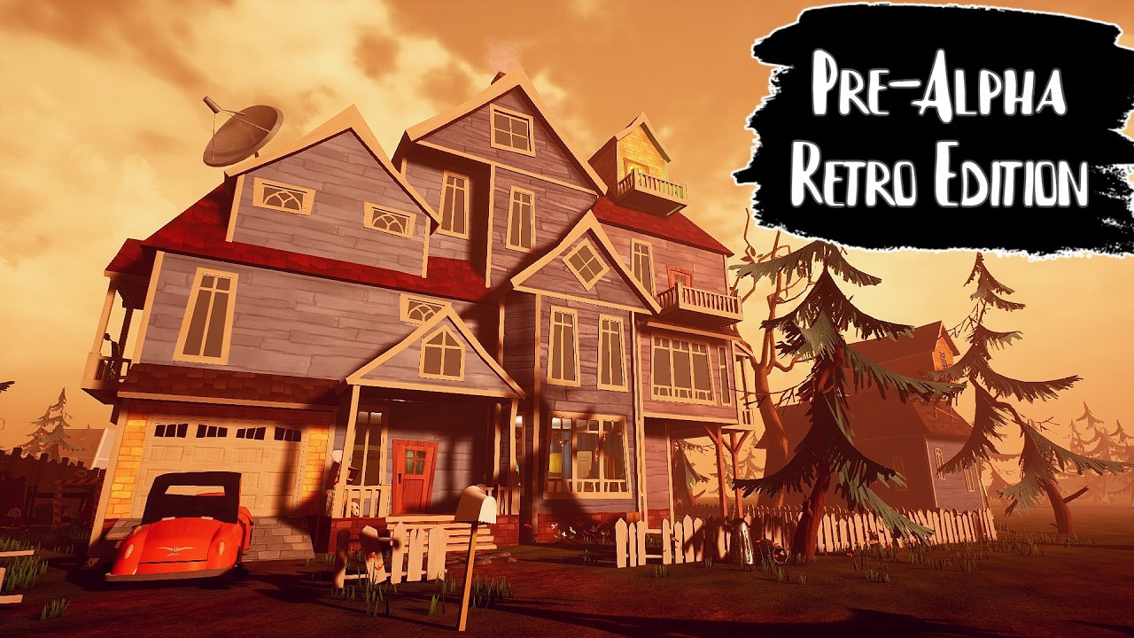 Pre-Alpha: Retro Edition | Hello Neighbor Mod