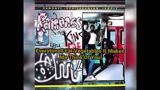 Ramones Everytime I Eat Vegetables It Makes Me Think Of You(Solo Drums) #ramones