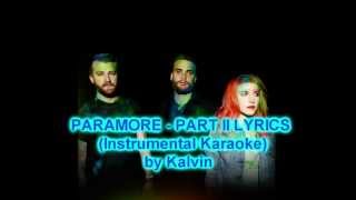 Paramore - Part II Karaoke Cover Instrumental