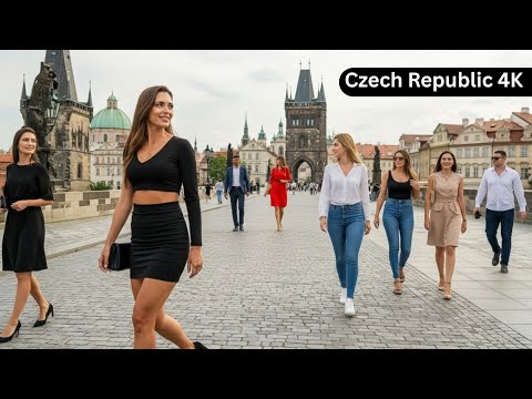 Prague, Czech Republic 🇨🇿 Walking Tour 4K HDR