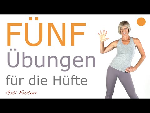 5️⃣ Übungen für die Hüfte in 12 min. | mobilisiert und stabilisiert | ohne Geräte, im Stehen