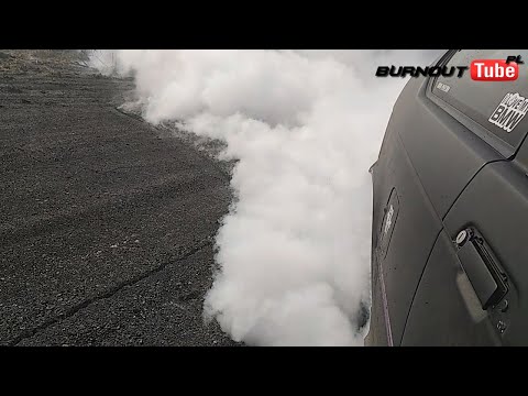 BMW E36 325 "STERYD" Onboard burnout - VI Piknik BMW Ostrów Wielkopolski 2019
