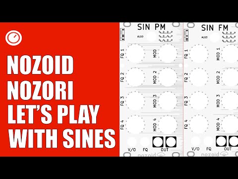 Nozoid Nozori - Playing With Sine Waves (AM, PM, FM & Waveshaper) | SYNTH ANATOMY