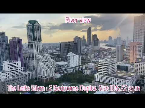 The Lofts Silom | Luxury 2 Bed Duplex Condo by Raimon Land at Silom, River View - 25% Discount!