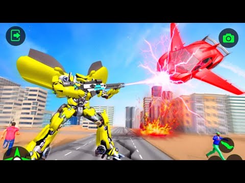 New Flying Car Super Robot Transformation Simulator Android Gameplay By Games Zone