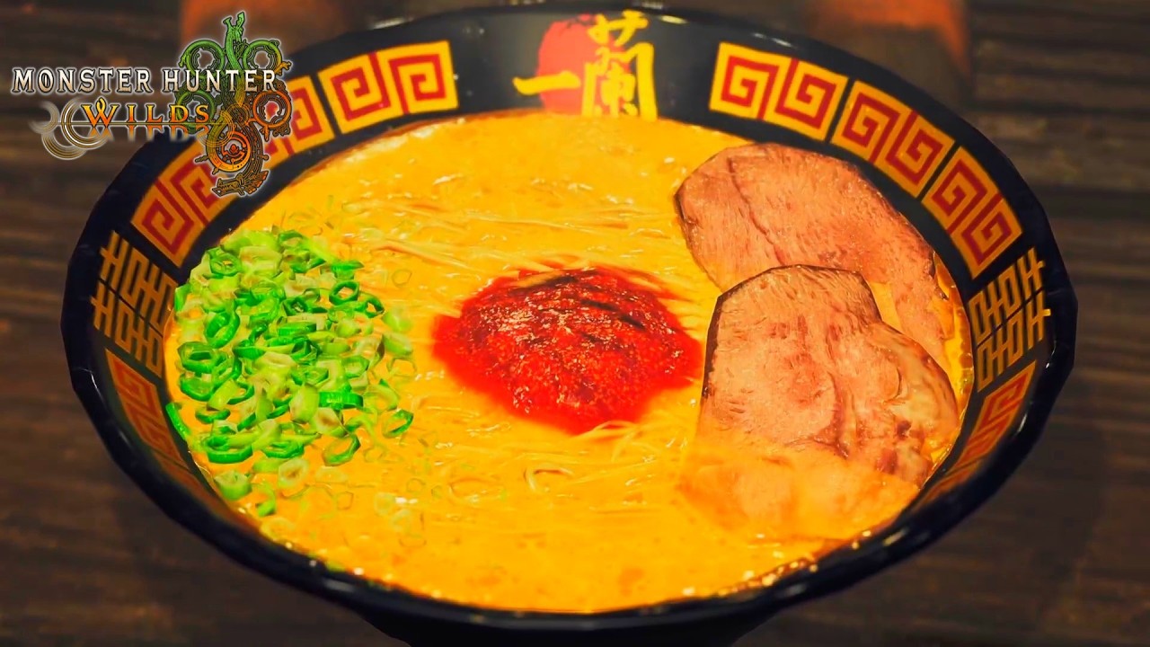 【モンハンワイルズ】大集会所イベント食事シーンまとめ【春～冬、一蘭コラボ】