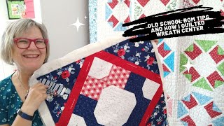 Let’s go ‘Old School!’ block making &amp; some Wreath Quilting