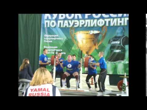 Gadiev Timur squat 375kg@+120kg, Cup of Russia 2011