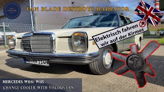 Mercedes R107/C107: Wymiana wentylatora i chłodnicy