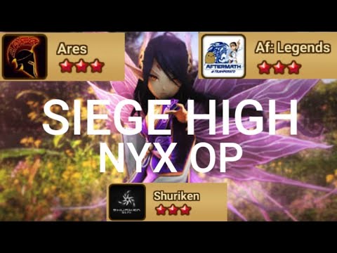 Summoners war SIEGE HIGH NYX OP #16