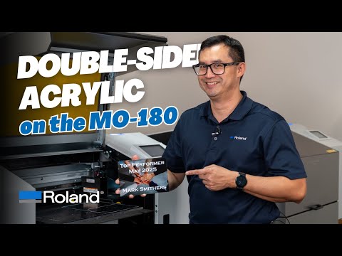 Roland VersaOBJECT MO-180 Benchtop UV Flatbed Printer - 18