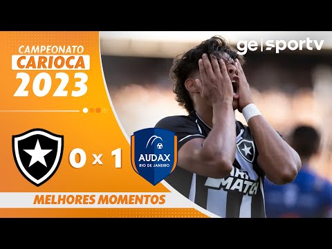 Gols e lances de Botafogo x Audax-RJ