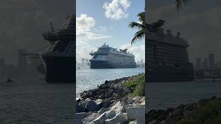 Celebrity beyond departing Miami, Florida! #celebritycruises #celebritybeyond #cruise #cruiseship