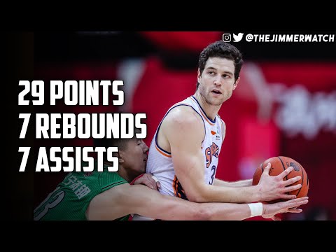 Jimmer Fredette 29 Points vs Liaoning Flying Leopards (1/31/21)