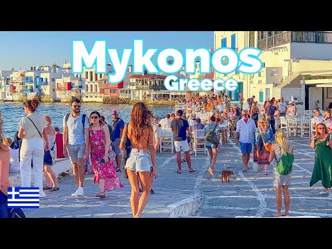 Mykonos, Greece 🇬🇷 | A Playground for the Rich and Famous | 4K 60fps HDR Walking Tour