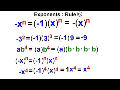 Algebra Ch 4 Exponents Scientific Notation 1 of 35 What is an Exponent