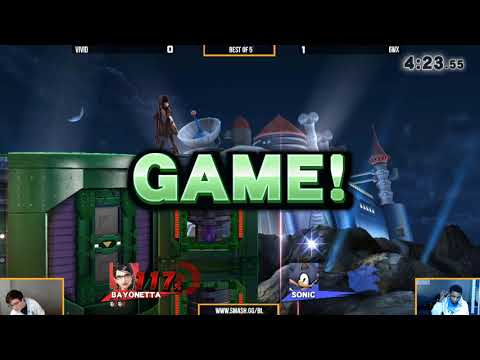 BLSF  Vivid (Bayonetta) vs 6WX (Sonic)   Winners Semi Finals   Smash 4 Singles
