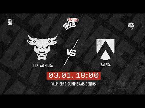 ELVI florbola līga: FBK Valmiera - Bauska (03.01.2026)