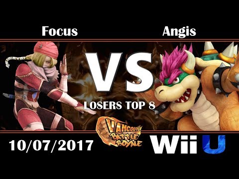 VBR Wii U Singles: Losers Top 8 - Focus (Sheik) vs Angis (Bowser)